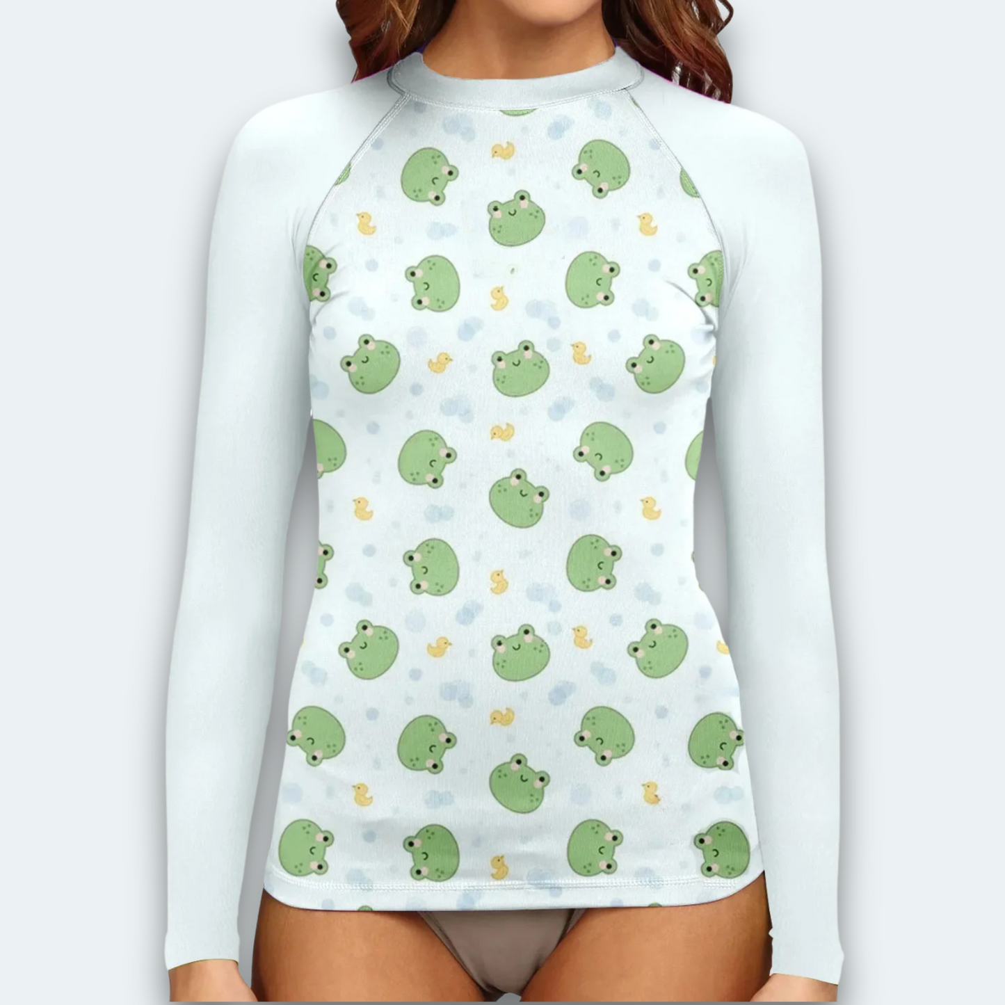 Rashguard Femme<br> Cute Frog