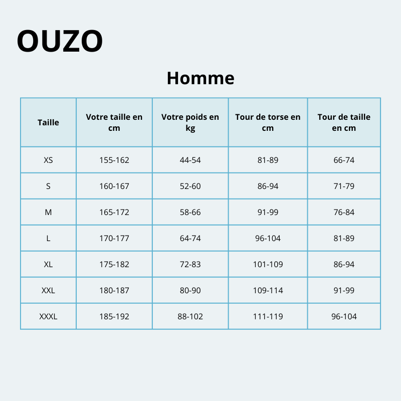 Combinaison plongée Homme en néoprène 7mm