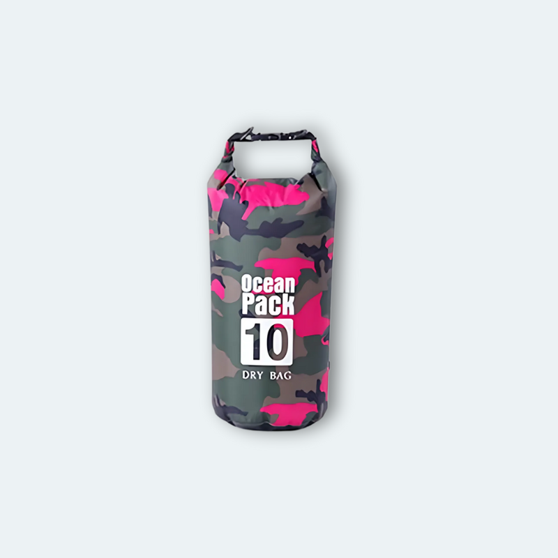 Sac de plongée étanche camouflage 10L