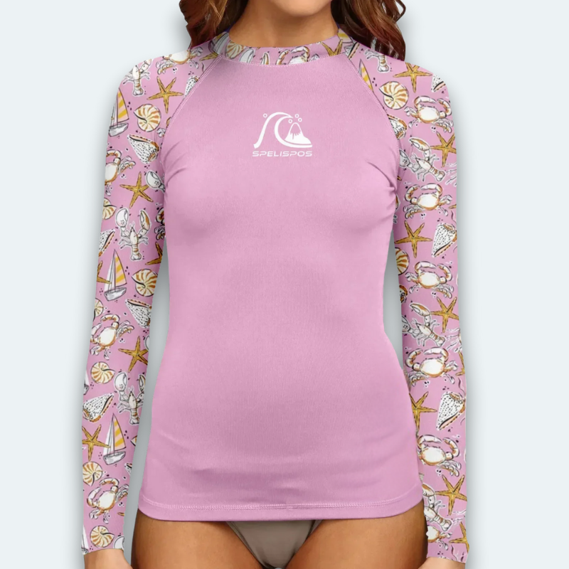 Rashguard Femme Coquillages et Crustacés