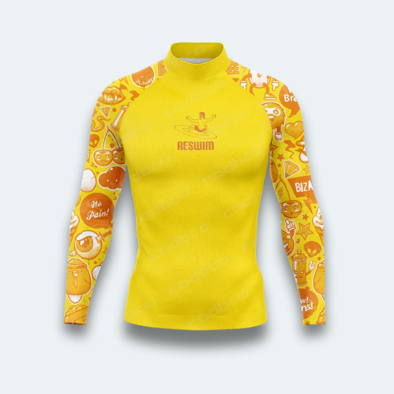 Rashguard Homme Cerise Jaune
