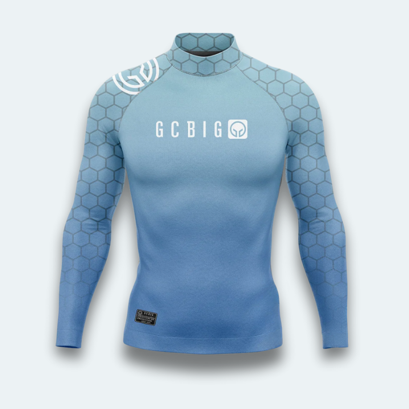 Rashguard Homme Abeille Bleu