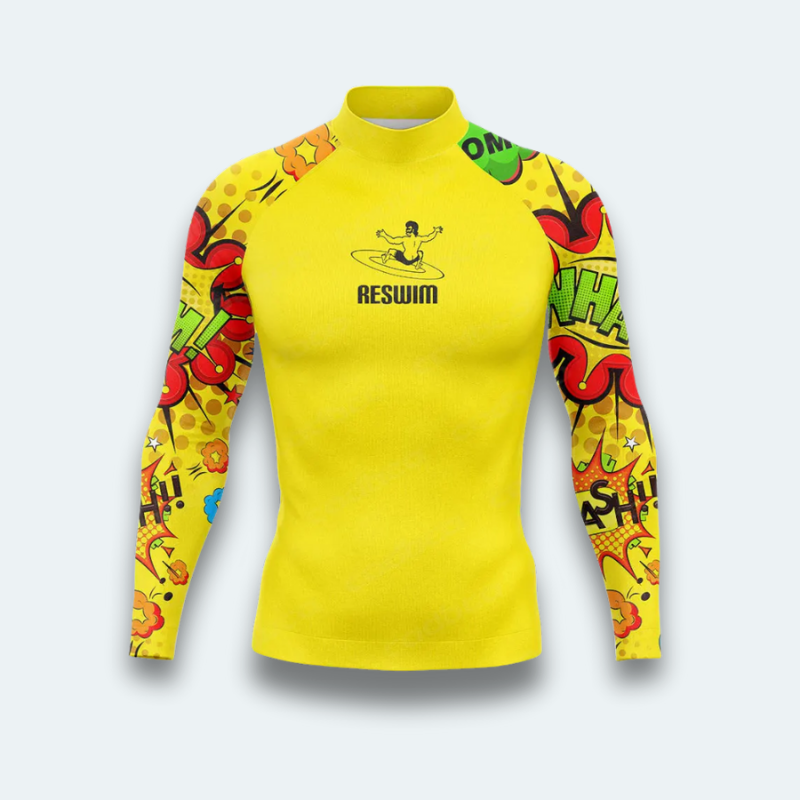 Rashguard Homme Comics Long