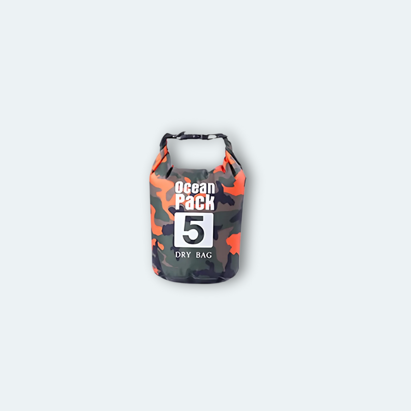 Sac de plongée étanche camouflage 5L