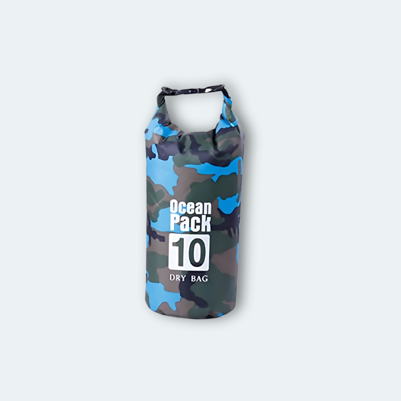Sac de plongée étanche camouflage 10L