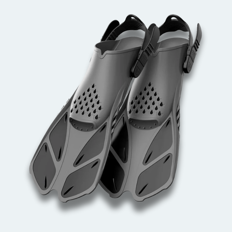 Palmes de plongée Adulte snorkeling réglable et percée