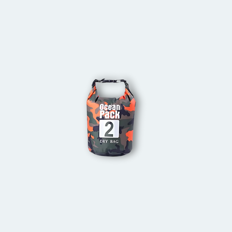 Sac de plongée étanche camouflage 2L