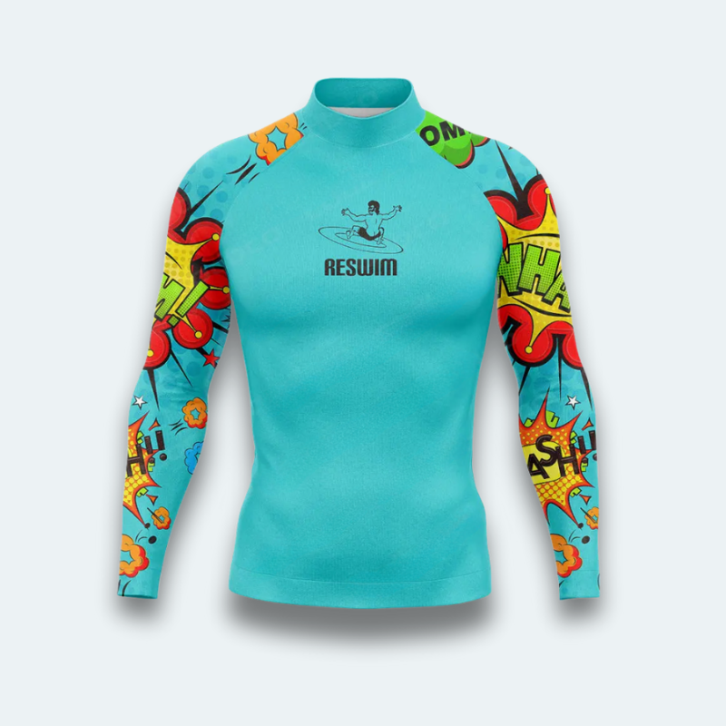 Rashguard Homme Comics Long