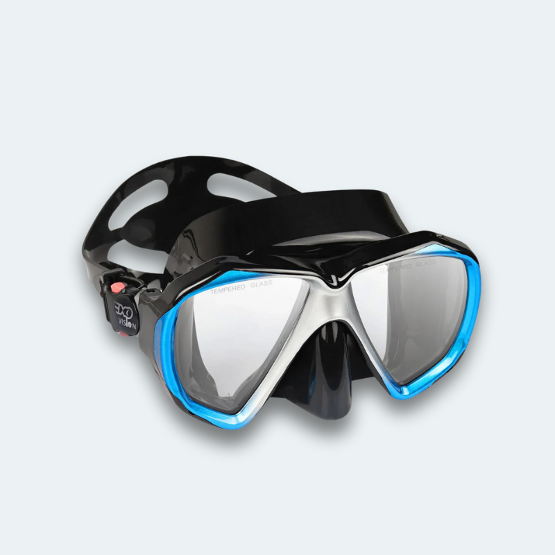 Masque de plongée professionnel Anti buée, verre trempé et haute résistance aux chocs