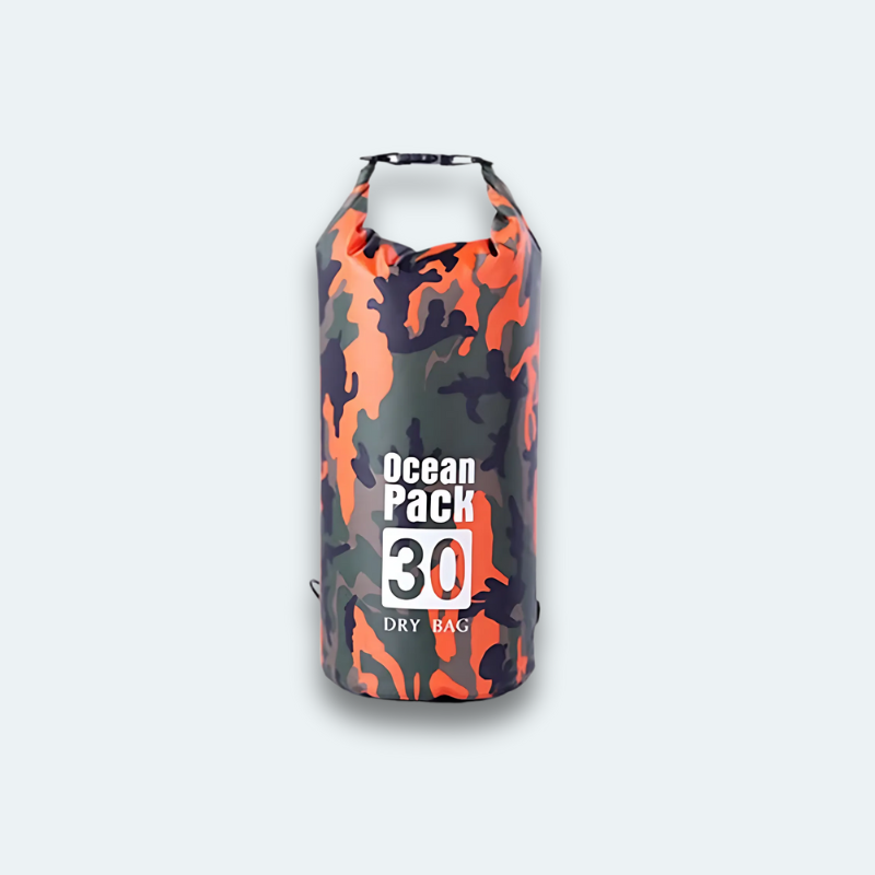 Sac de plongée étanche camouflage 30L