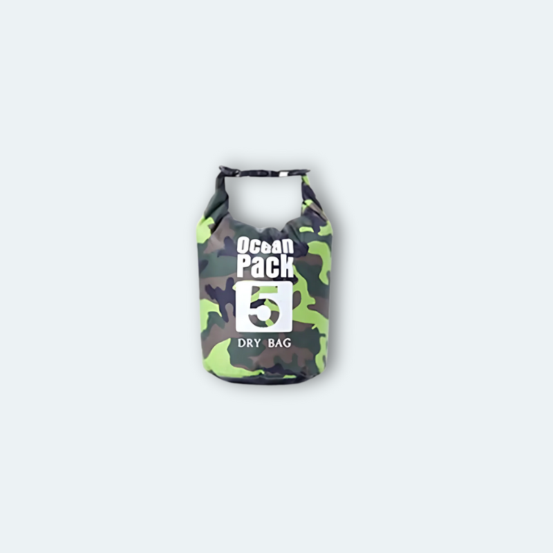 Sac de plongée étanche camouflage 5L