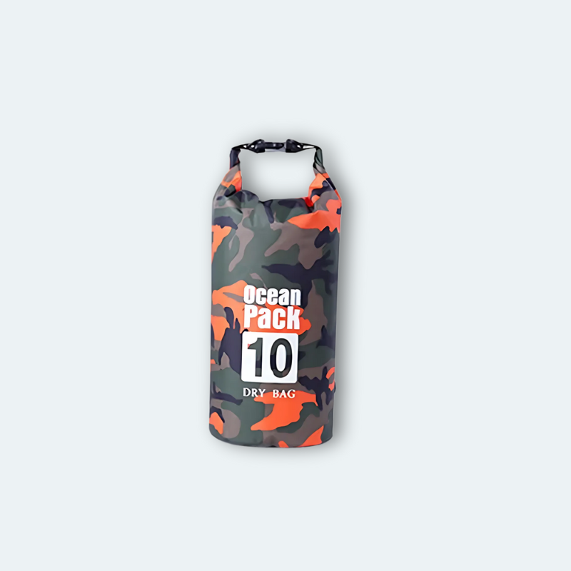 Sac de plongée étanche camouflage 10L
