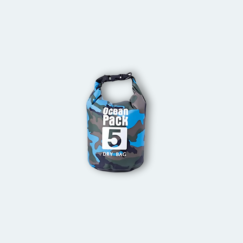Sac de plongée étanche camouflage 5L