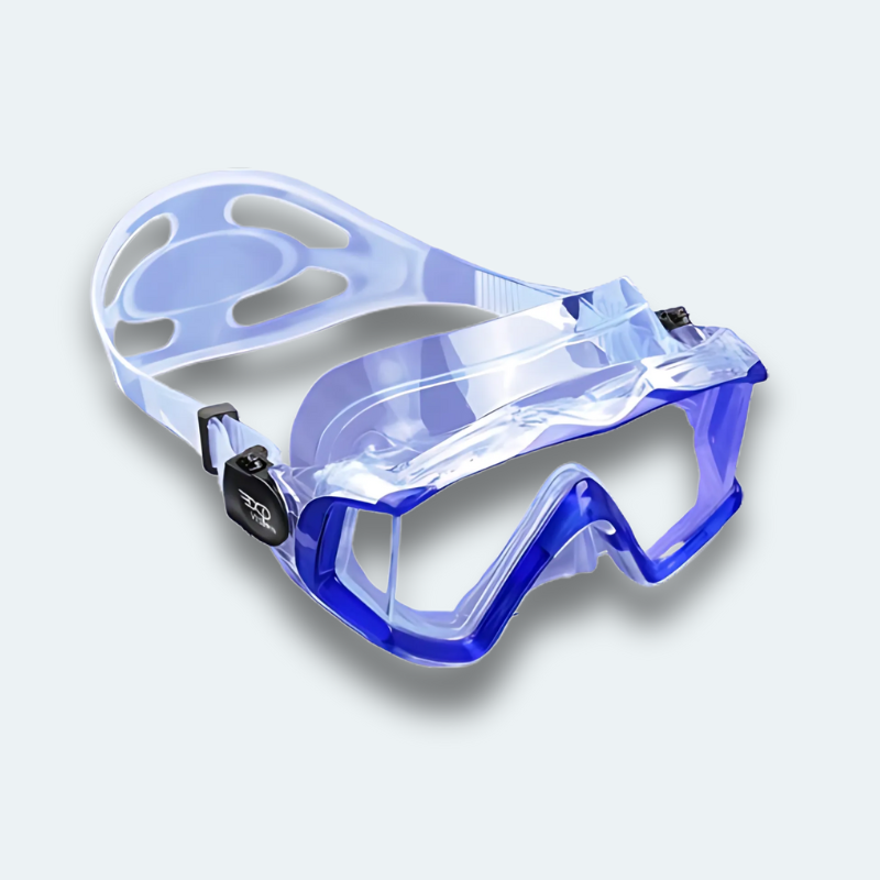 Masque de plongée Adulte Anti buée, verre trempé et haute résistance aux chocs