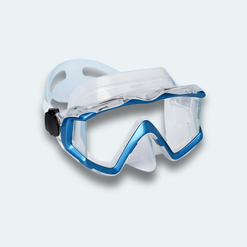 Masque de plongée Adulte Anti buée, verre trempé et haute résistance aux chocs