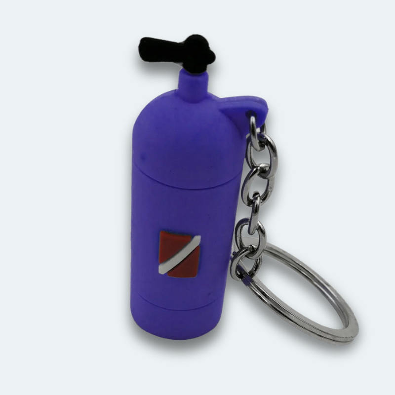 Porte clefs Bouteille de plongée sous marine