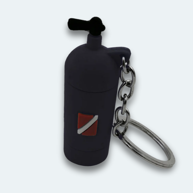 Porte clefs Bouteille de plongée sous marine