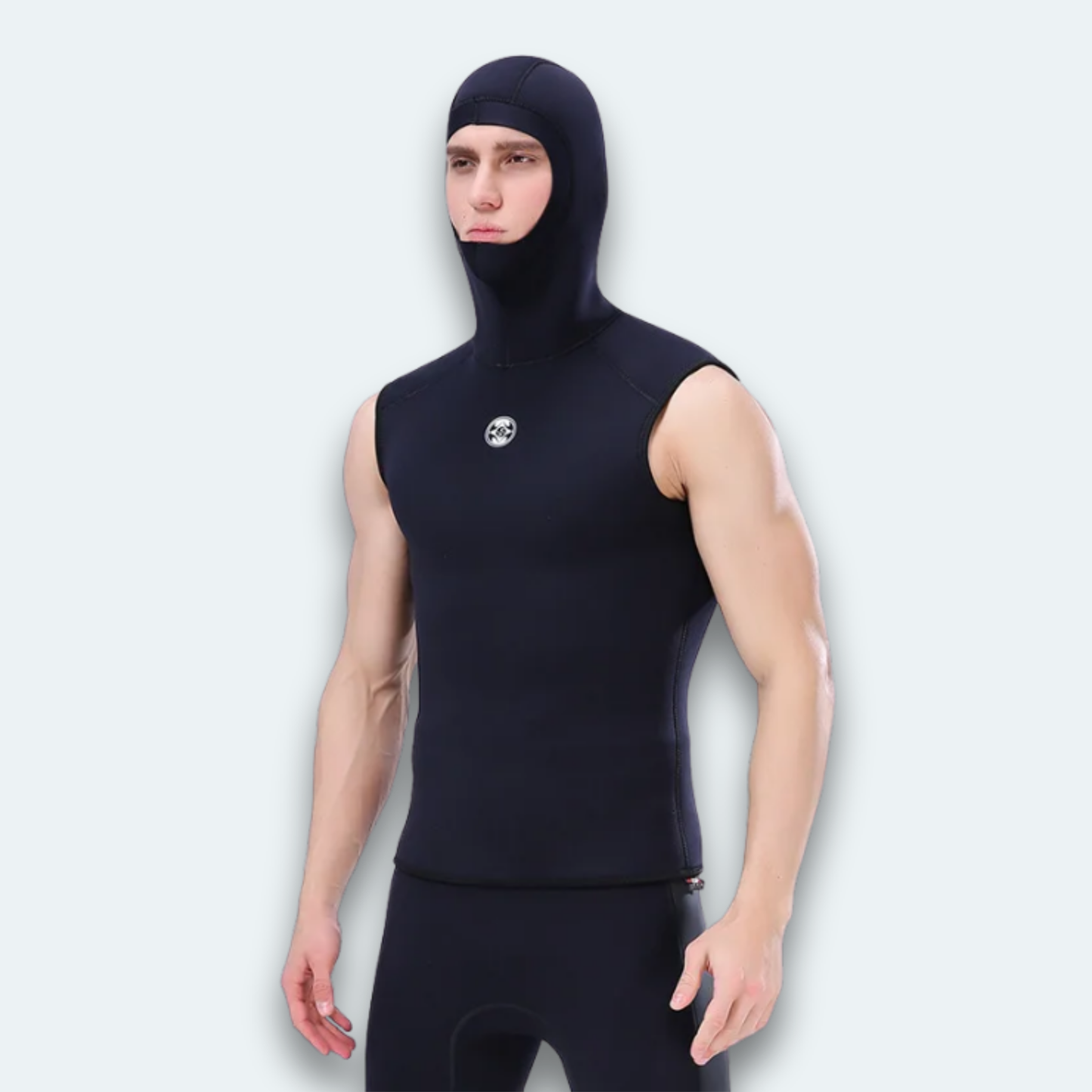 Top néoprène mixte <br>avec cagoule 3mm