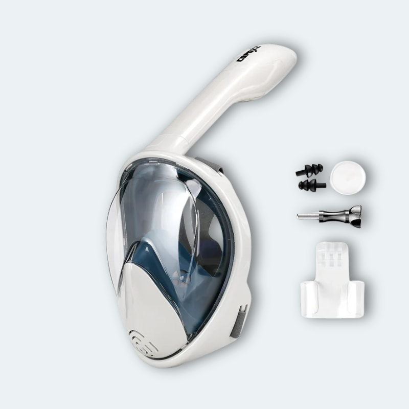 Masque de plongée intégral Adulte anti buée avec support caméra