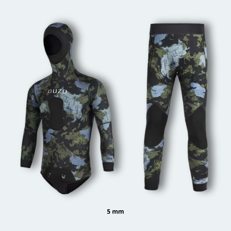 Combinaison chasse sous marine Homme en néoprène 5mm