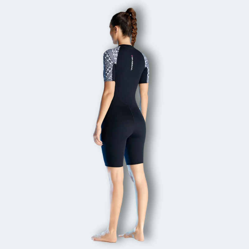 Combinaison plongée shorty femme en néoprène 3mm