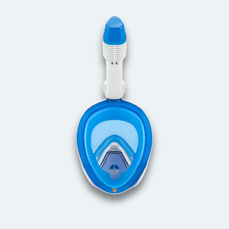 Masque de plongée intégral avec support caméra et visière contre reflet du soleil