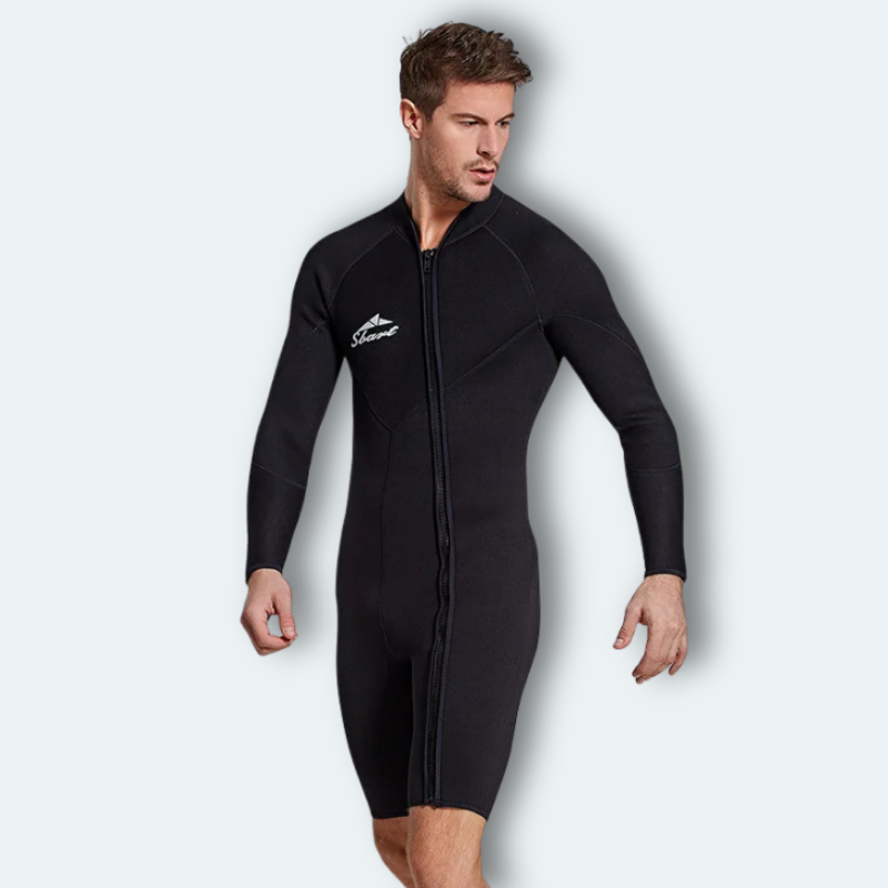 Combinaison plongée shorty Homme en néoprène 3mm