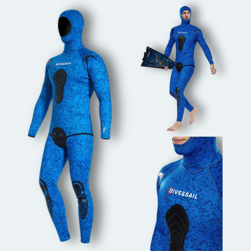Combinaison chasse sous marine Homme en néoprène 3mm