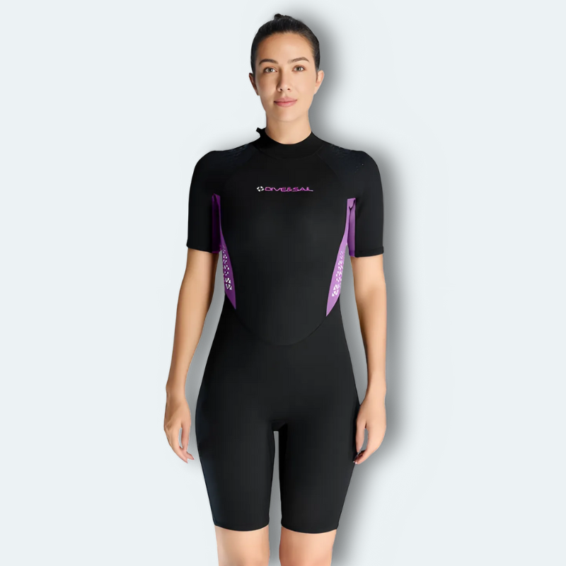 Combinaison plongée shorty Femme en néoprène 3mm
