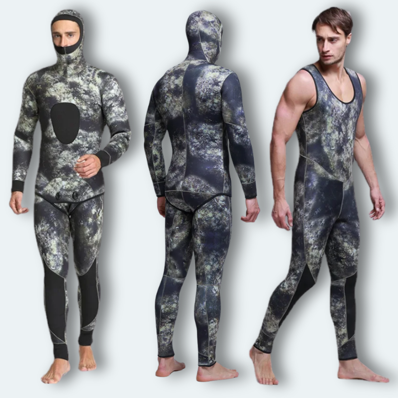Combinaison chasse sous marine Homme en néoprène 5mm