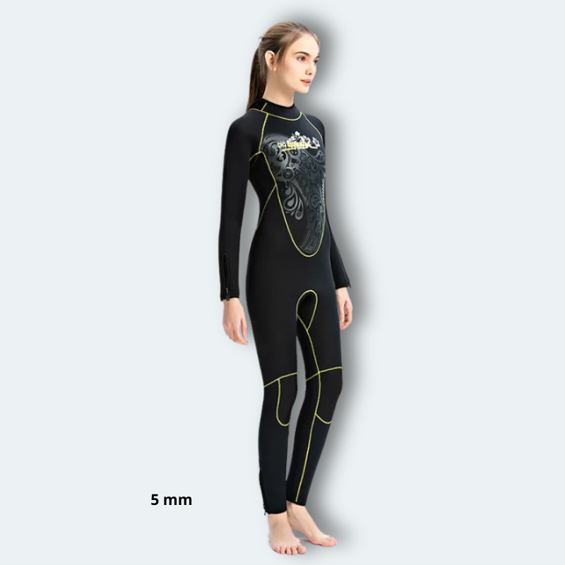 Combinaison plongée Femme en néoprène 5mm