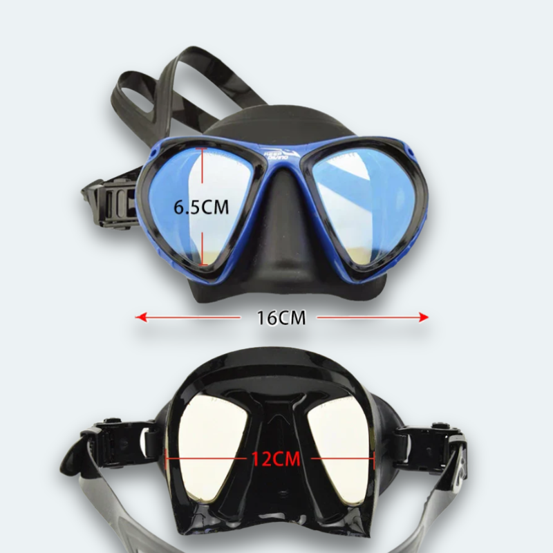 Masque de plongée Adulte en verre trempé