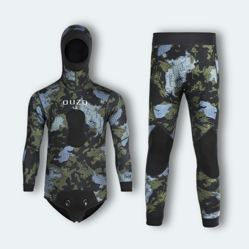 Combinaison chasse sous marine Homme en néoprène 5mm