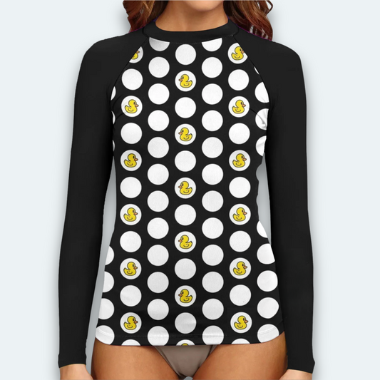 Rashguard Femme<br> Canard Pois
