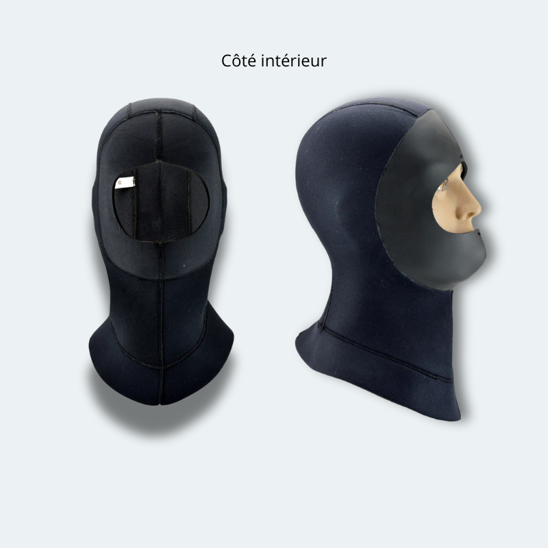 Cagoule de plongée<br>en néoprène 5mm