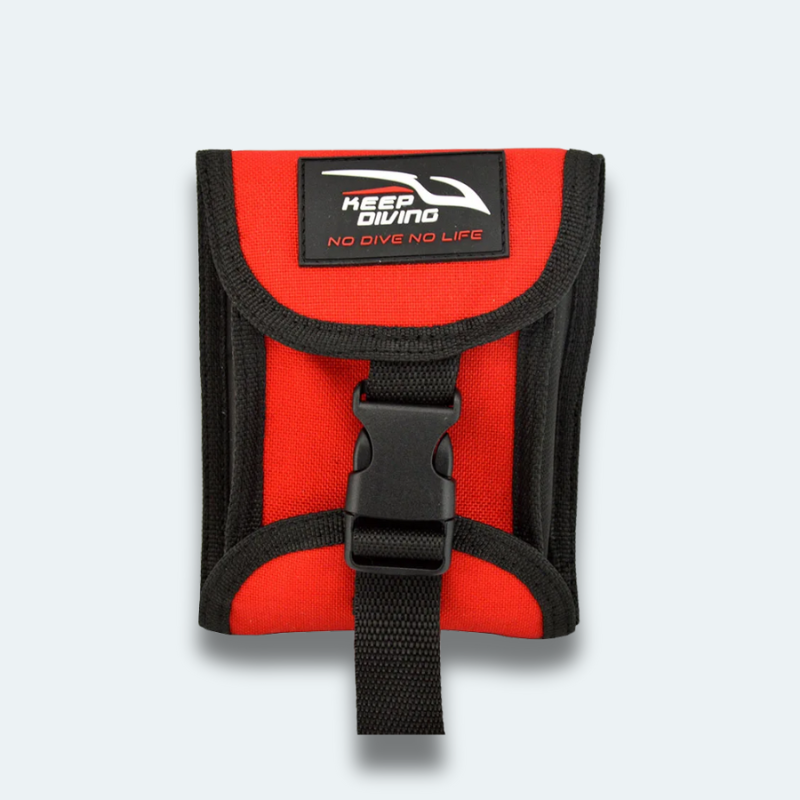 Lot de 2 Pochettes pour ceinture poids plongée