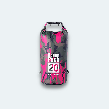 Sac de plongée étanche camouflage 20L