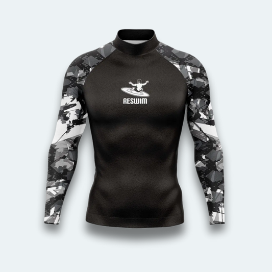 Rashguard Homme Camo Gris