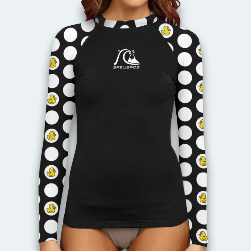 Rashguard Femme Canard Pois