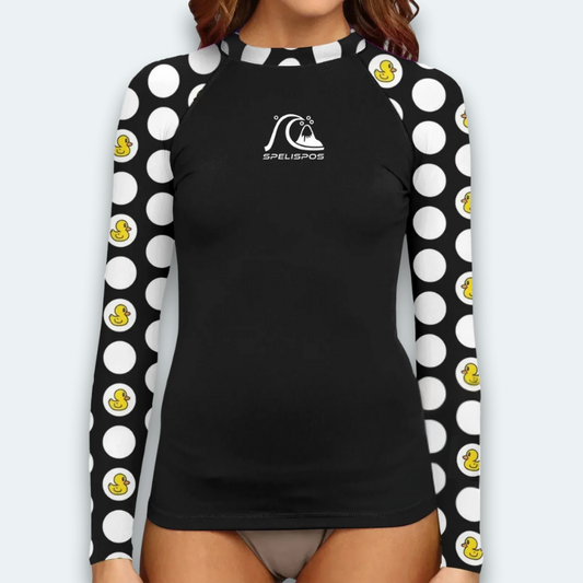 Rashguard Femme Canard Pois