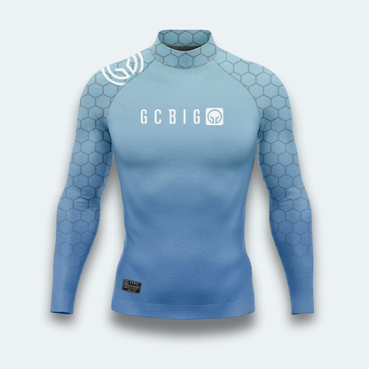 Rashguard Homme Abeille Bleu