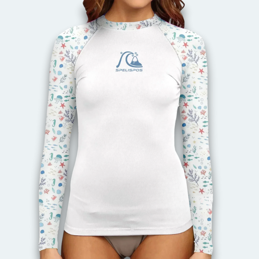Rashguard Femme Plage Abandonnée