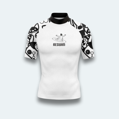 Rashguard Homme Chat Masqué