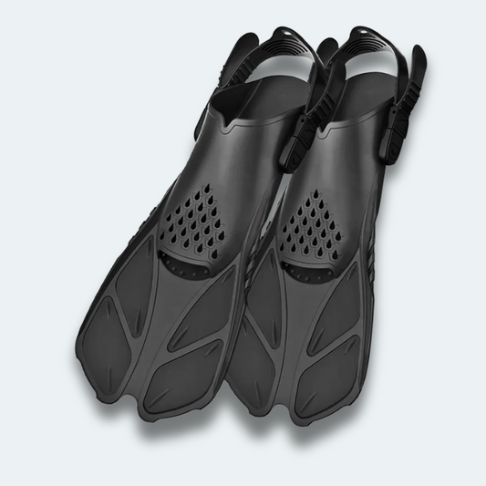 Palmes de plongée Adulte snorkeling réglable et percée