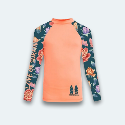 Rashguard Femme Rose Corail