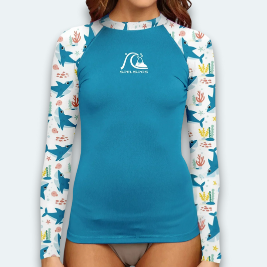 Rashguard Femme Dady Shark