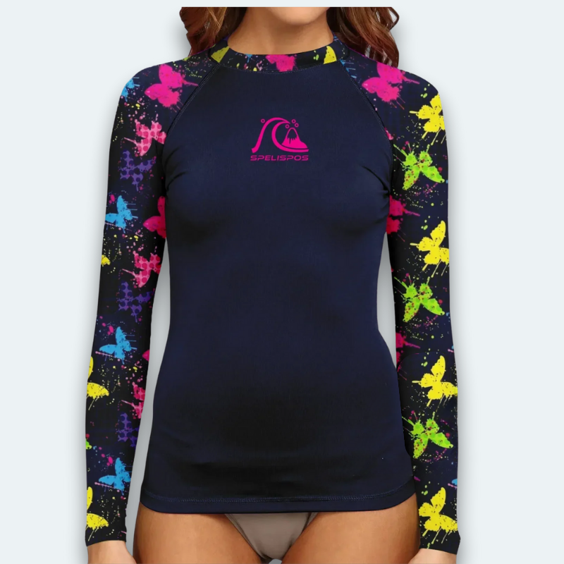 Rashguard Femme Butterfly art