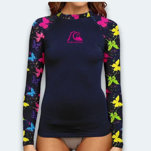Rashguard Femme Butterfly art