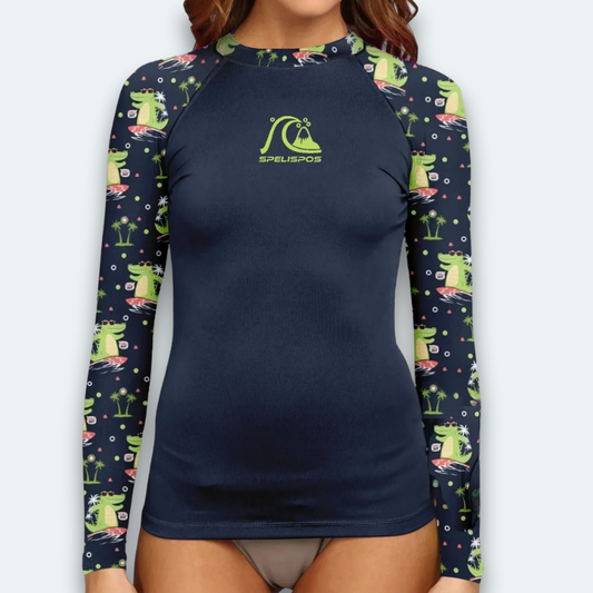 Rashguard Femme Crocodile Surf