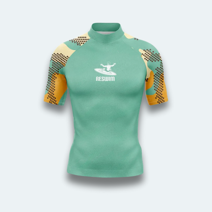 Rashguard Homme Vert pointé